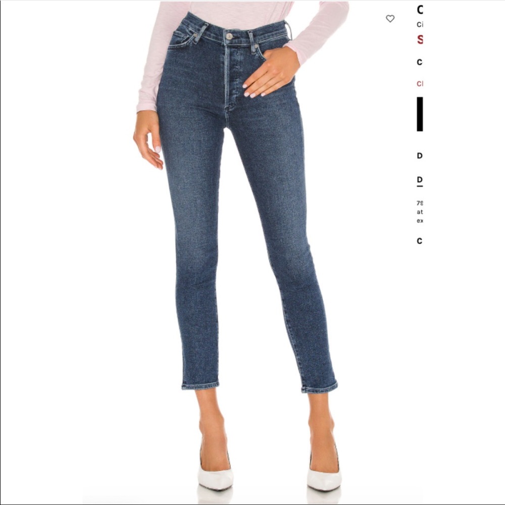 Citizens of Humanity- Olivia High Rise Slim 29" NWOT